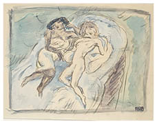 Jules Pascin Deux femmes sur un lit